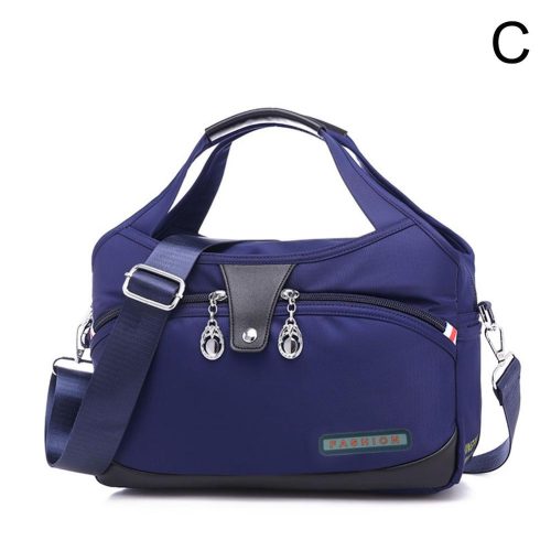 RN Large-capacity waterproof and anti-theft fashion handbag, Women’s Anti-Theft Oxford Cloth Travel Daypack (Blue)
